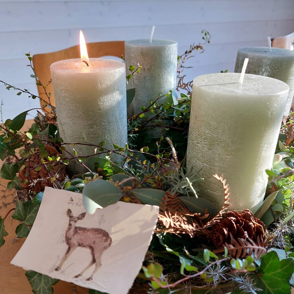 November: Adventskranz