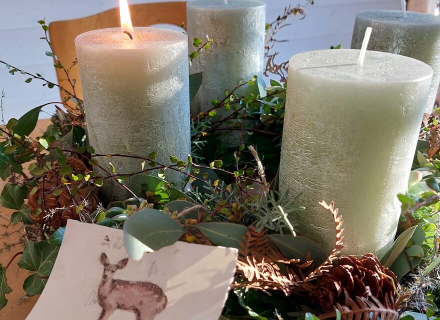 November: Adventskranz